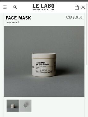Le Labo Face Mask
